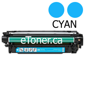 HP CE261A REMANUFACTURED IN CANADA CYAN Crtg FOR CP4025 CP4525 SERIES PRINTERS